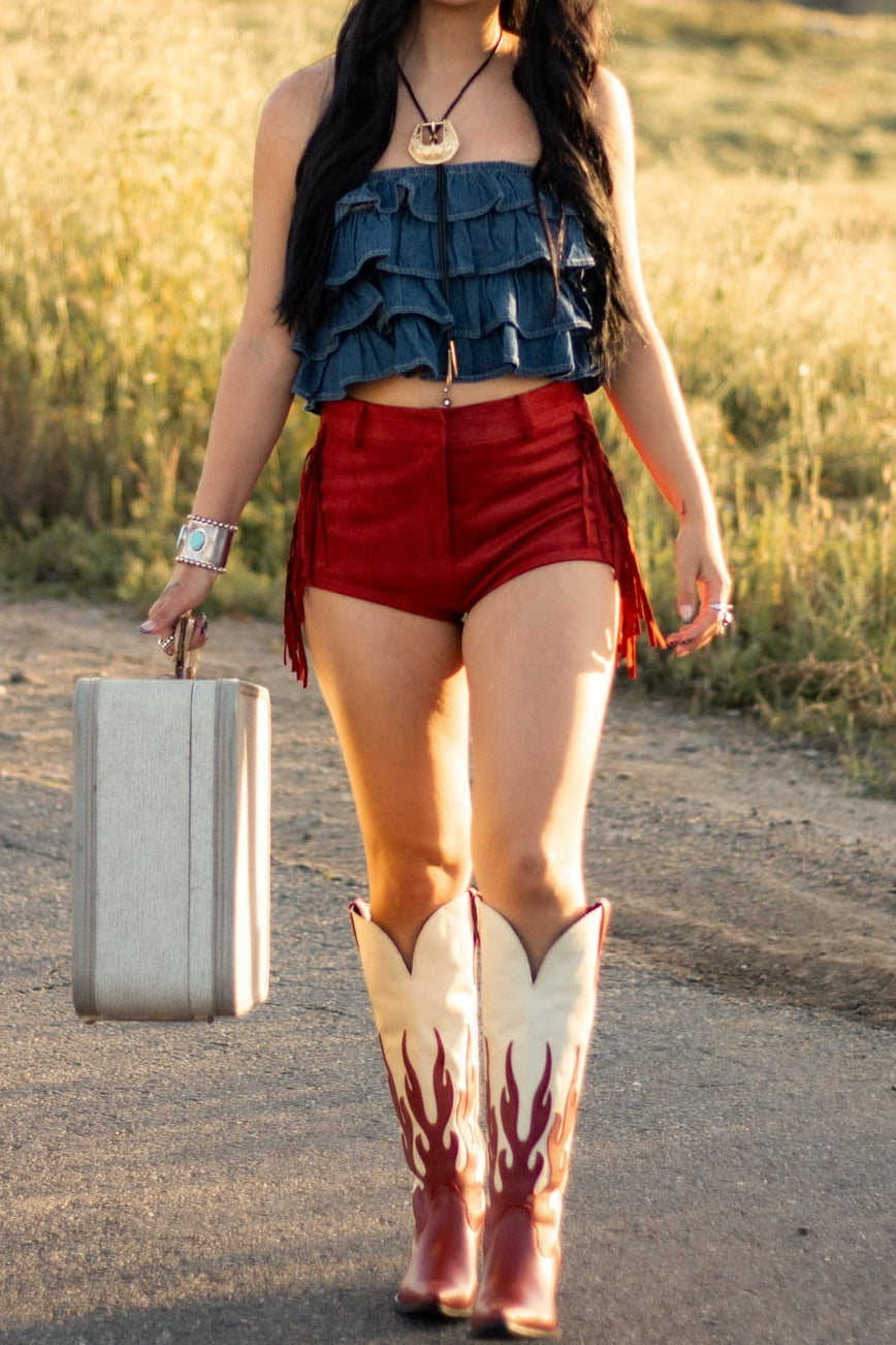 Jacie Fringe Shorts