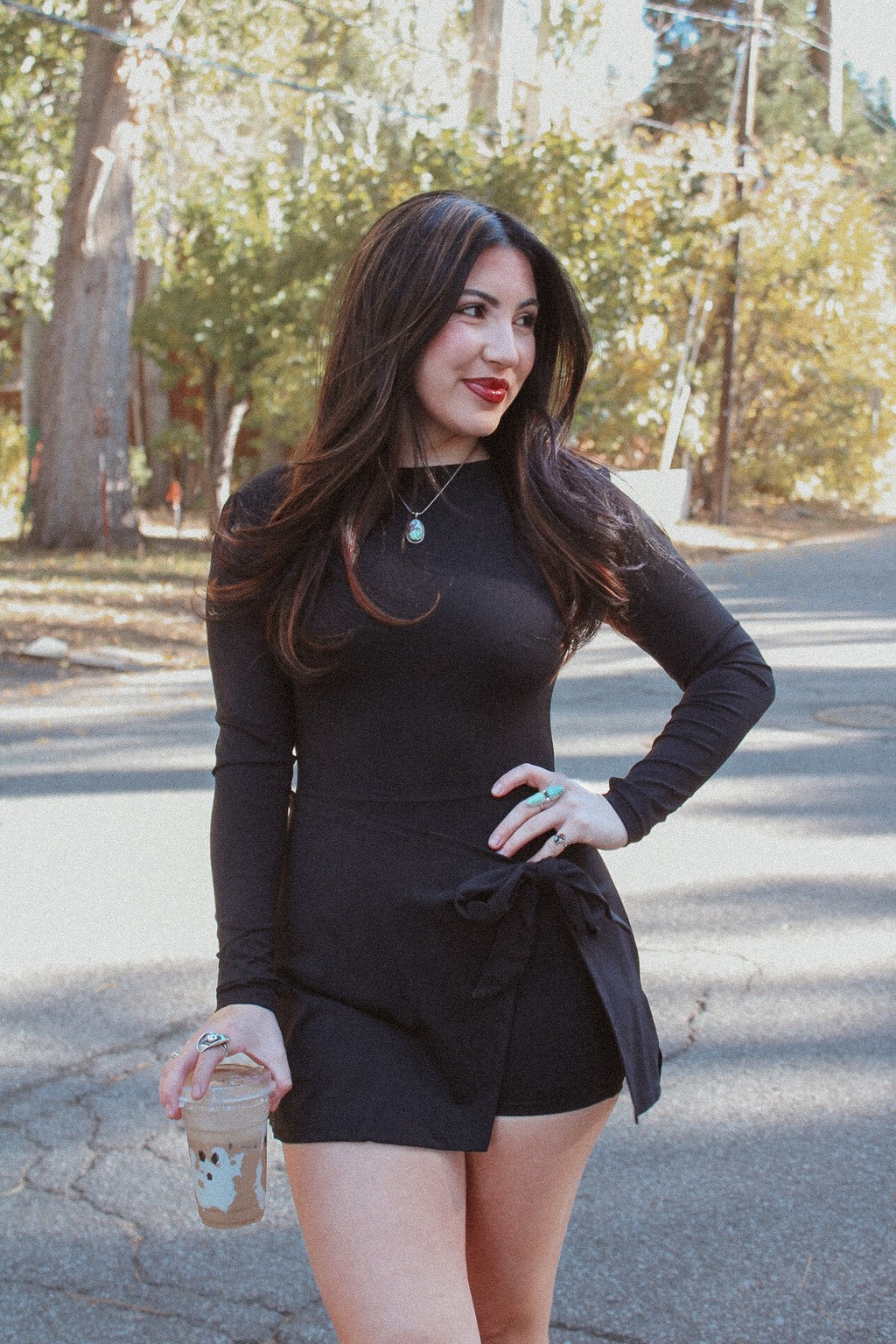 Tie Front Wrap Dress