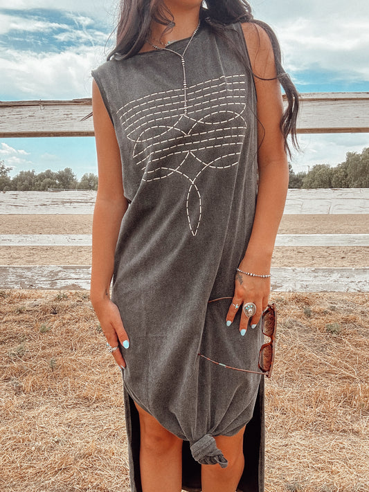 Boot Stitch Dress