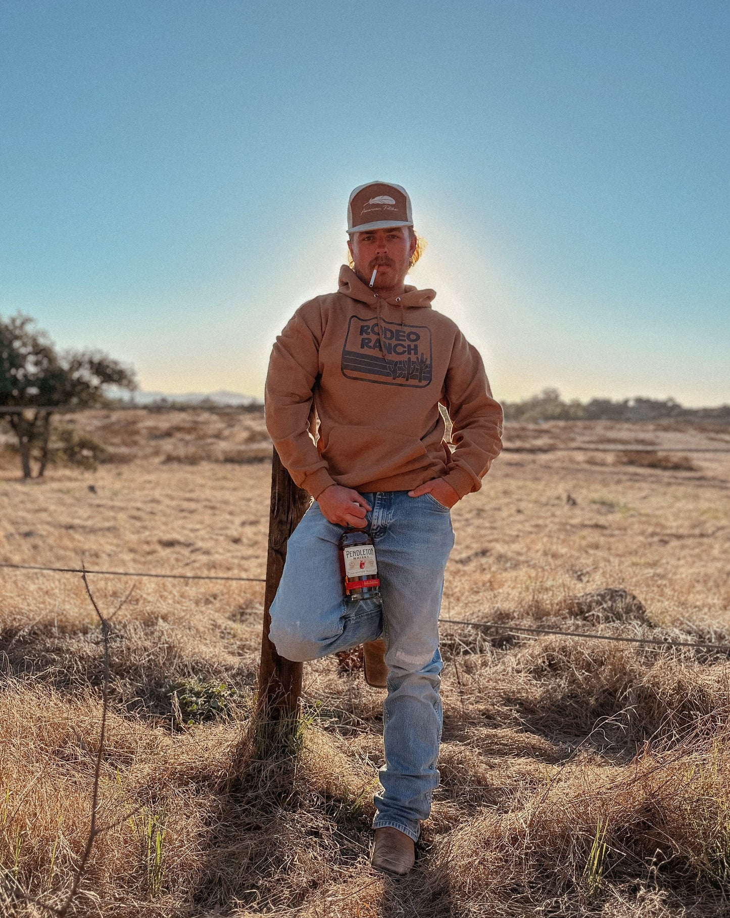 Rodeo Ranch Retro Cactus Hoodie