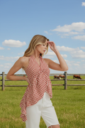 Blair Gingham Halter Top