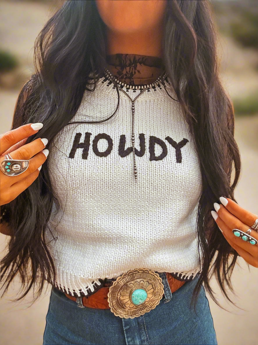 Howdy Pullover Sweater