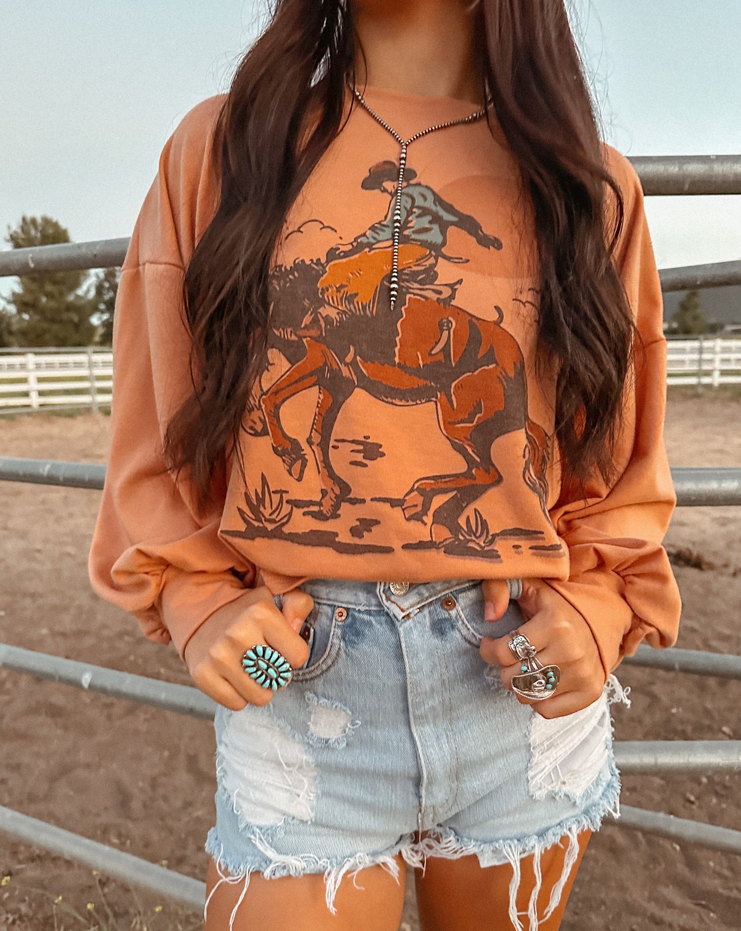 Cowboy Graphic Sweatshirt
