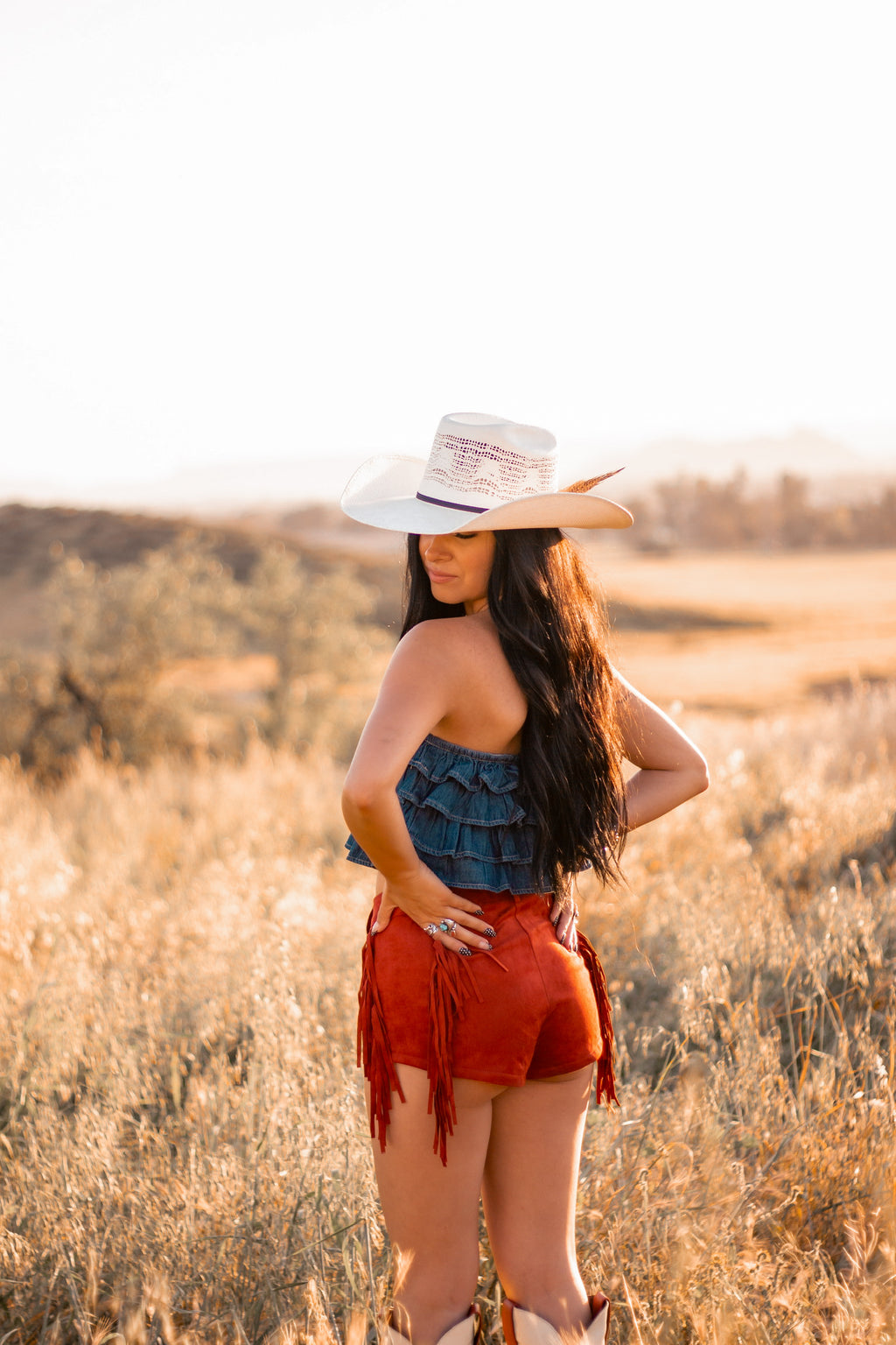 Jacie Fringe Shorts