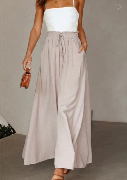 The Darci Wide Leg Pants// L ONLY