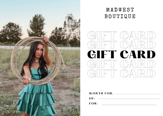 Madwest Boutique Gift Card