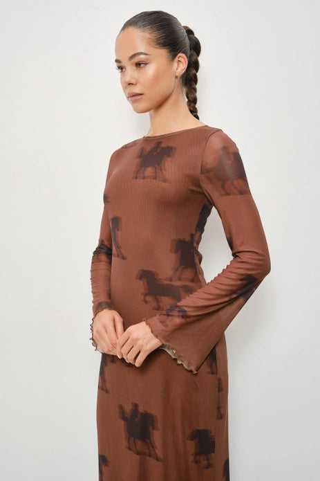 9/10 PREORDER- Roger Horse Print Dress